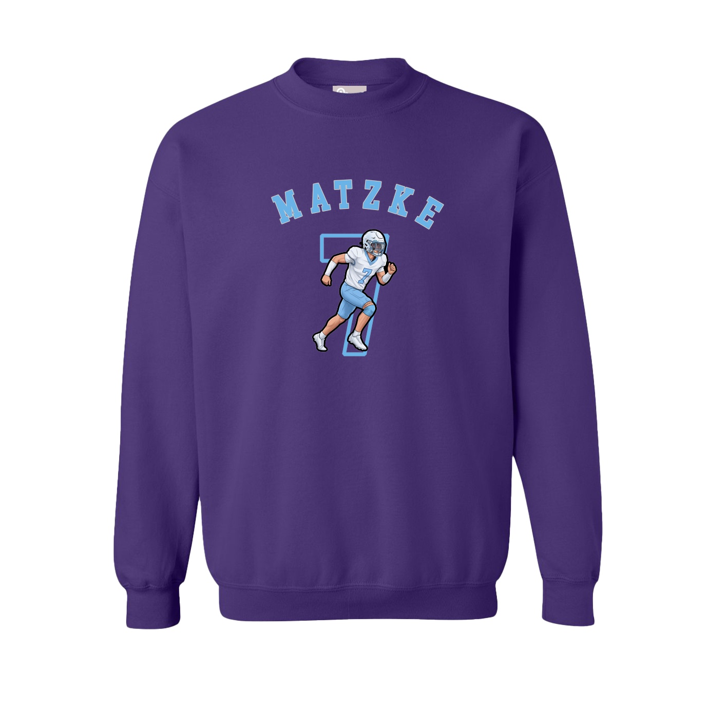 Fleece Crew — Shirsey Arch in Purple