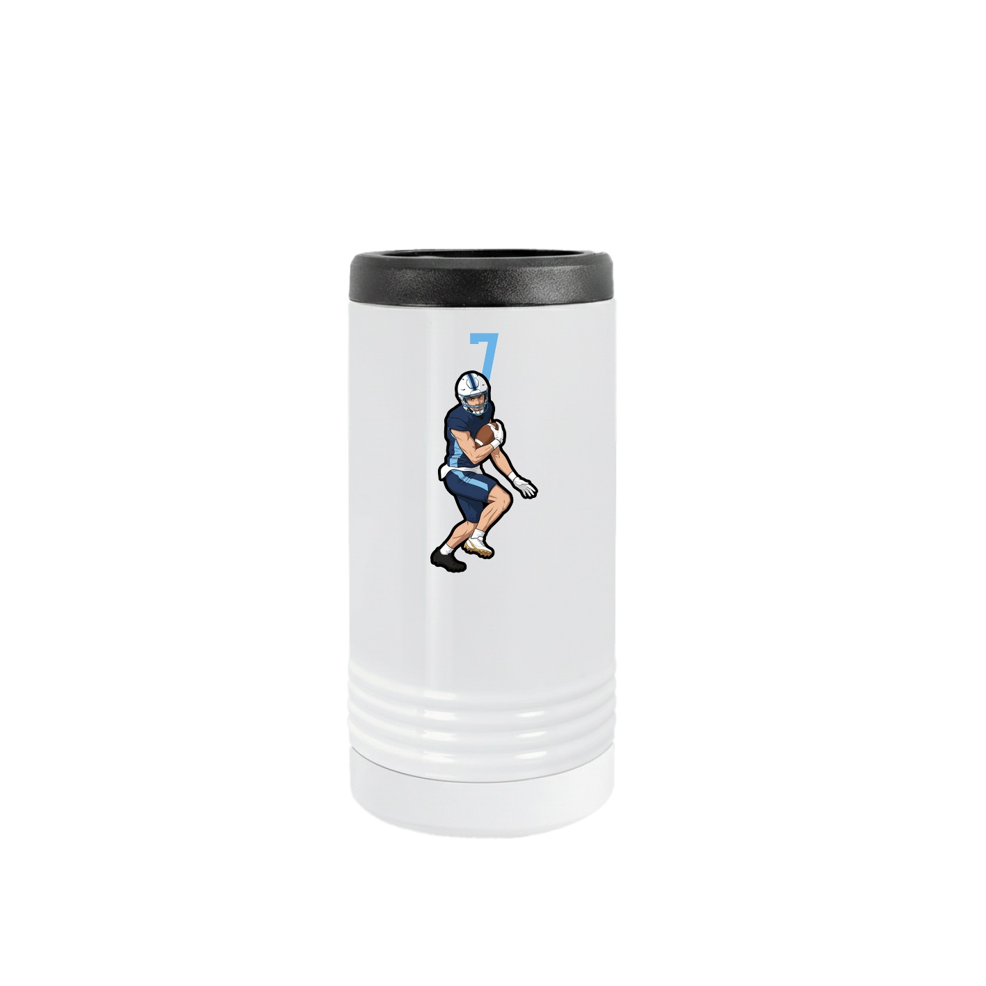 Slim Beverage Holder — Number Top in White