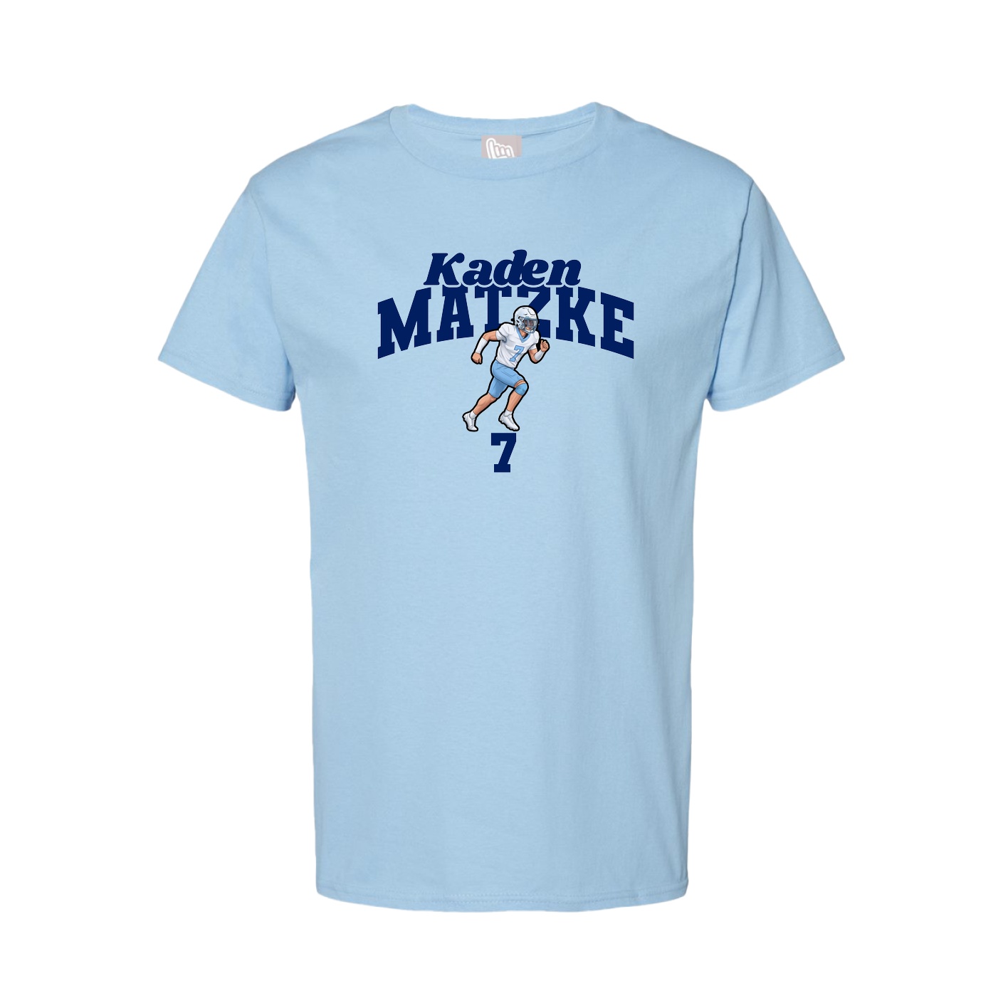 Tee — Signature Arch in Light Blue