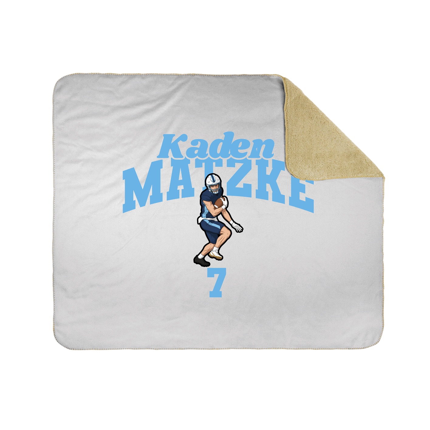 Throw Blanket — Signature Arch in White