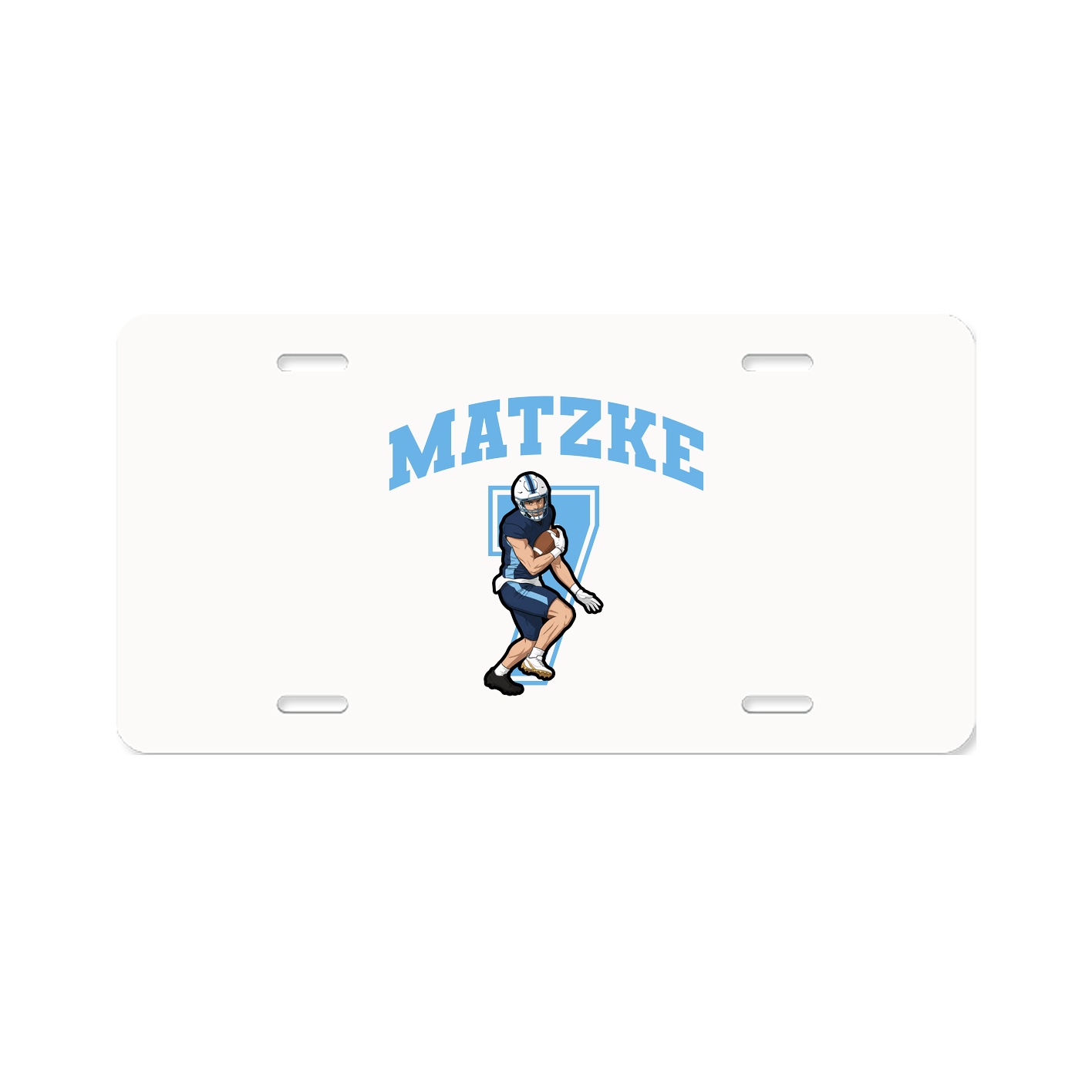 License Plate — Number in Classic