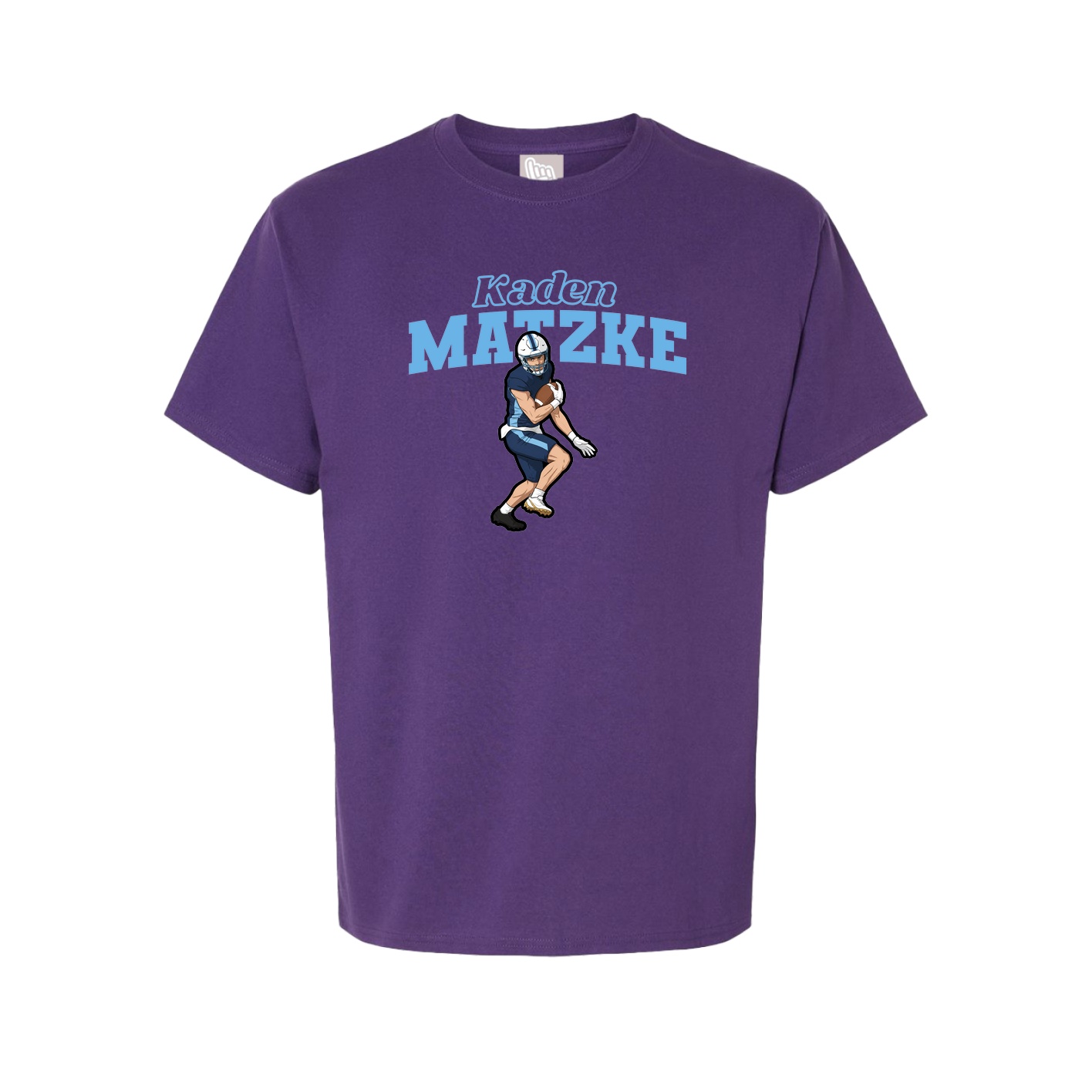 Tee — Name Arch in Purple
