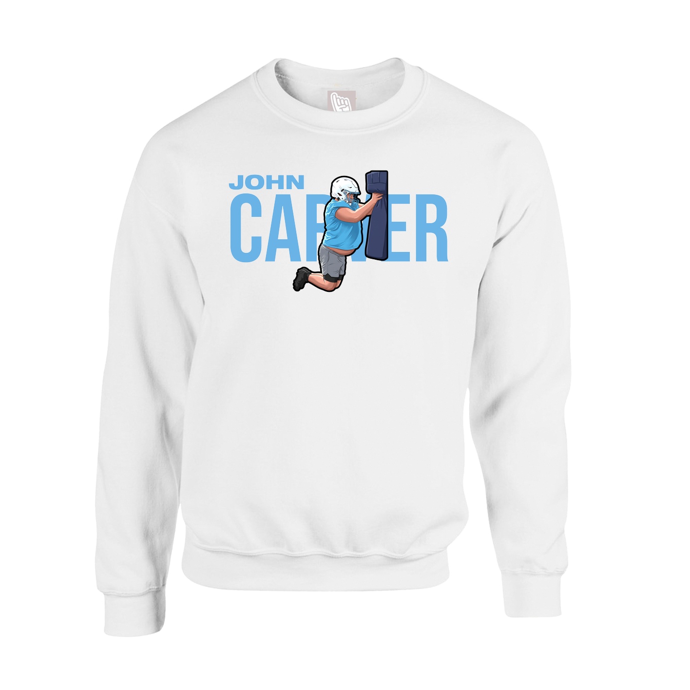 Fleece Crew — Player Name in White