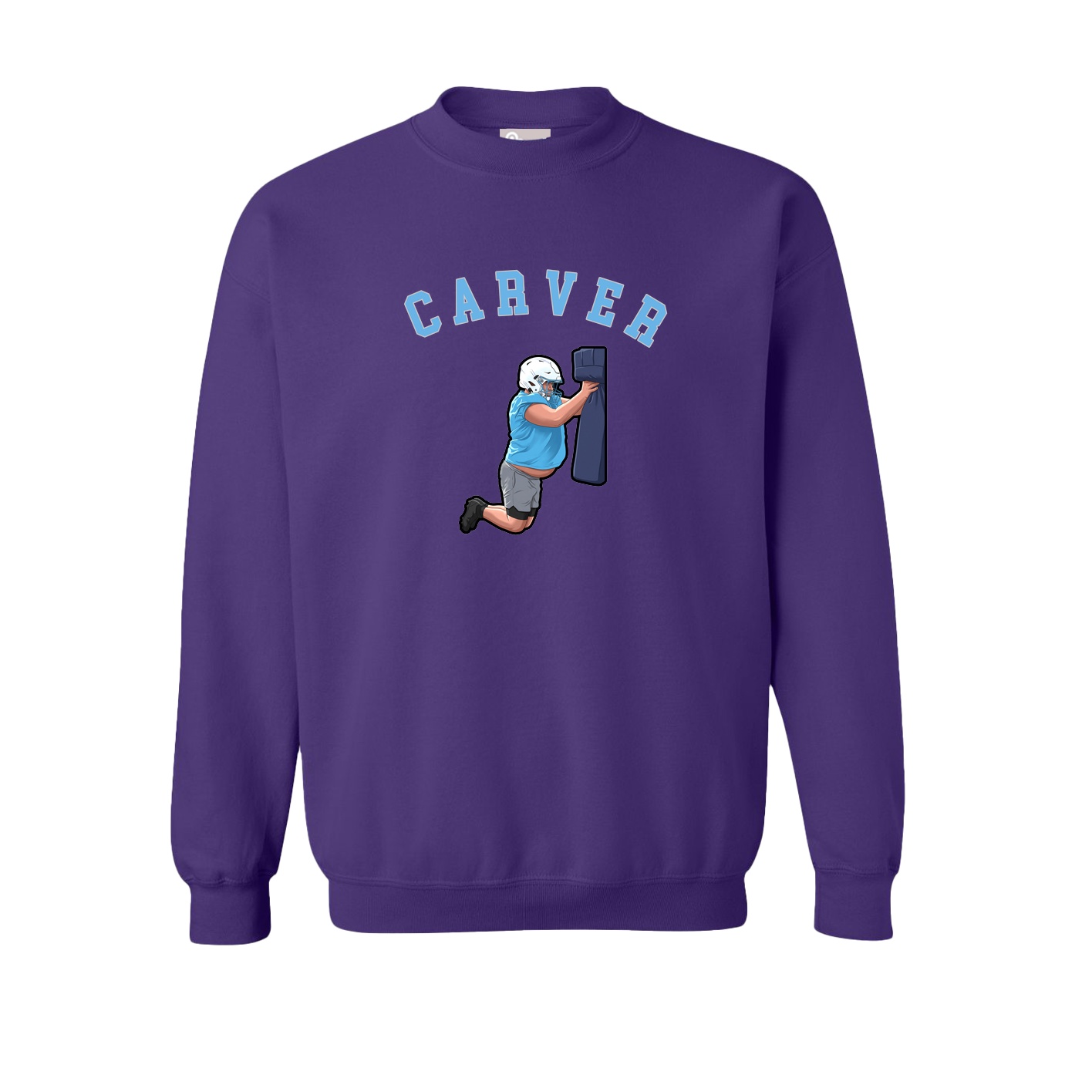 Fleece Crew — Shirsey Arch in Purple