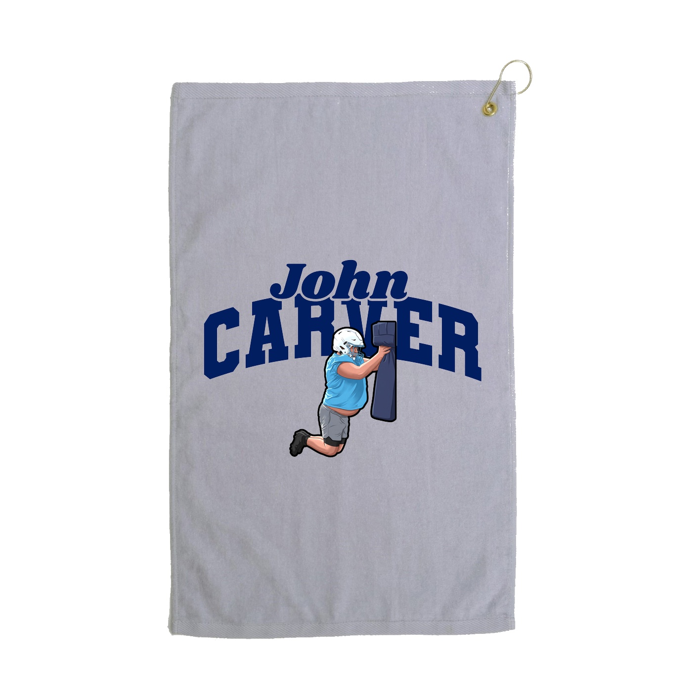 Golf Towel — Signature Arch in Grey