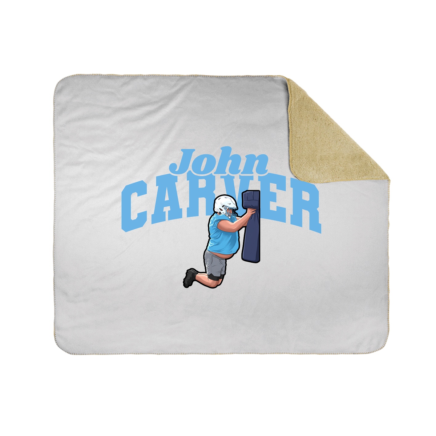 Throw Blanket — Signature Arch in White