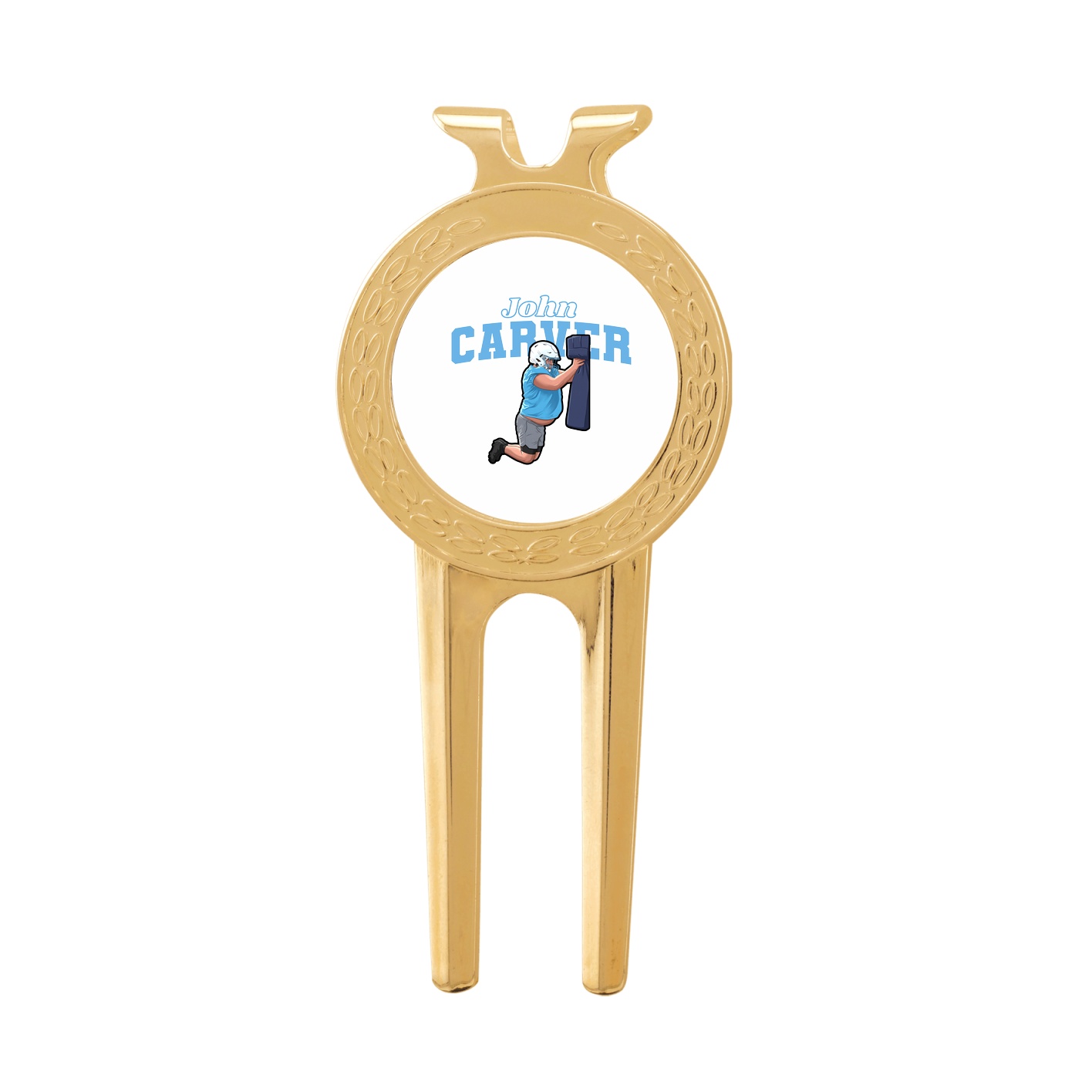 Divot Tool with Ball Marker — Name Arch in Classic