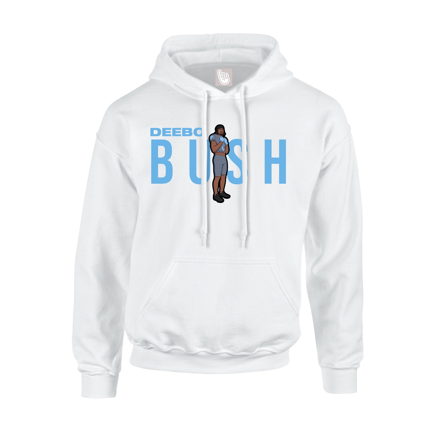 Youth Hoodie — Player Name in White