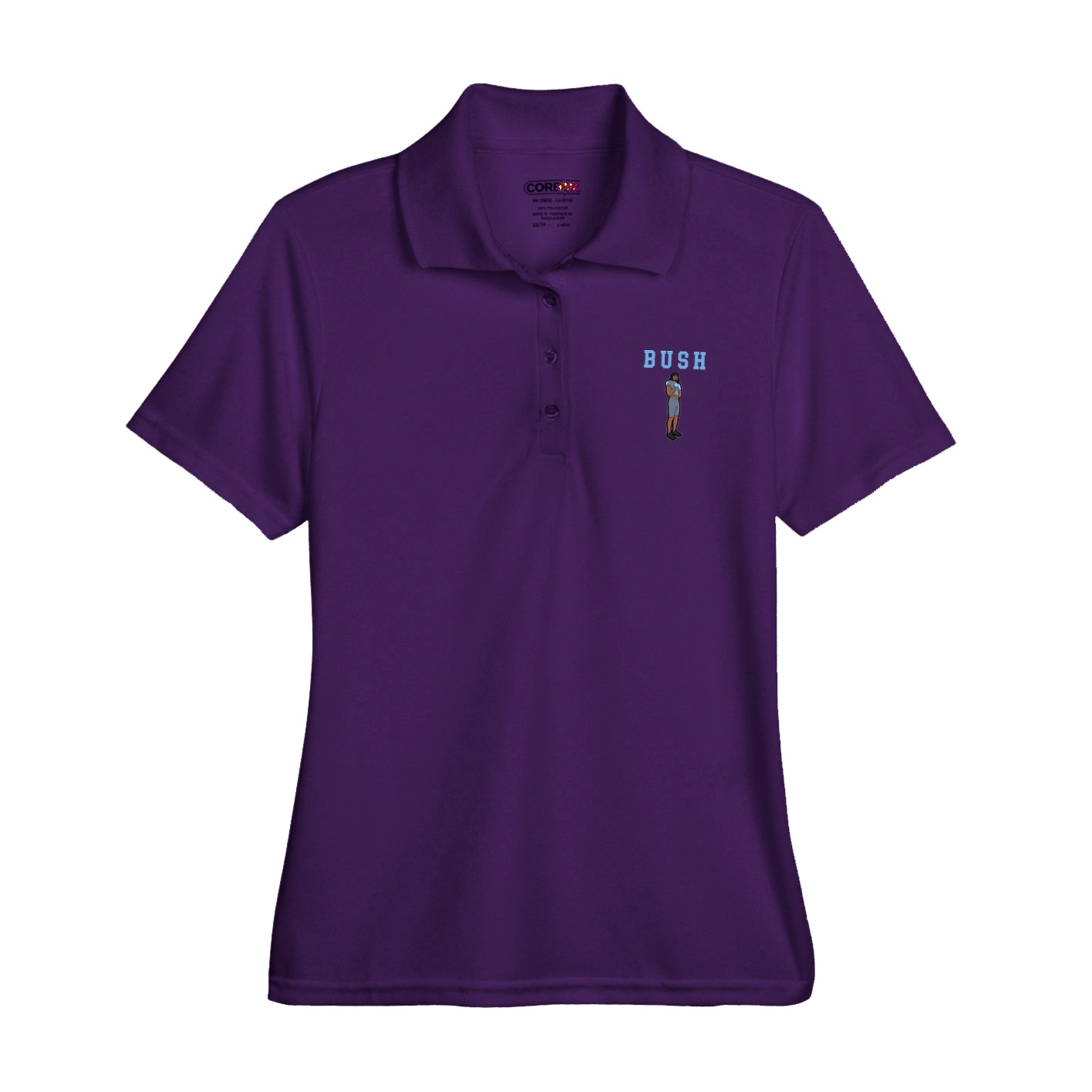 Womens Performance Polo — Shirsey in Purple