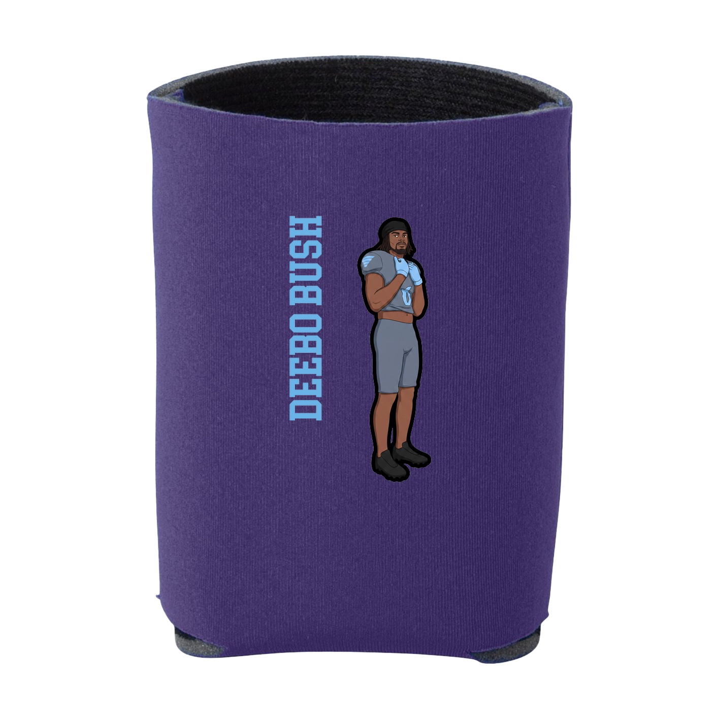 Can Holder — Name Vertical in Purple