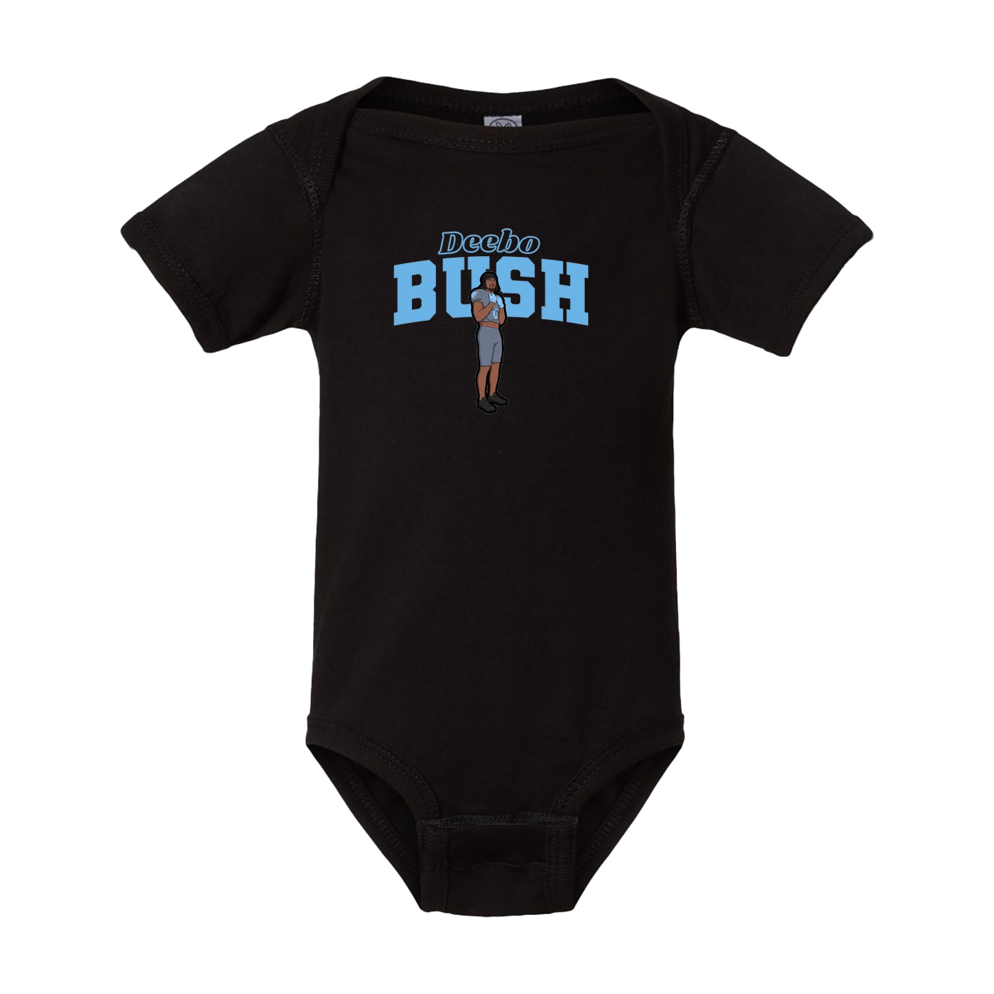 Baby Onesie — Name Arch in Black