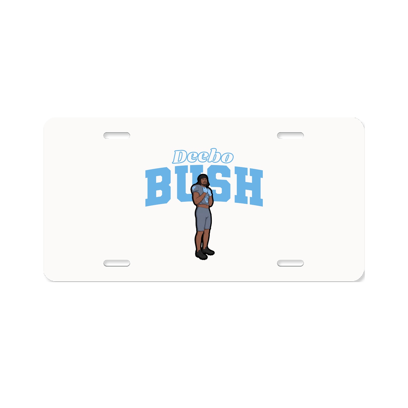 License Plate — Name Arch in Classic