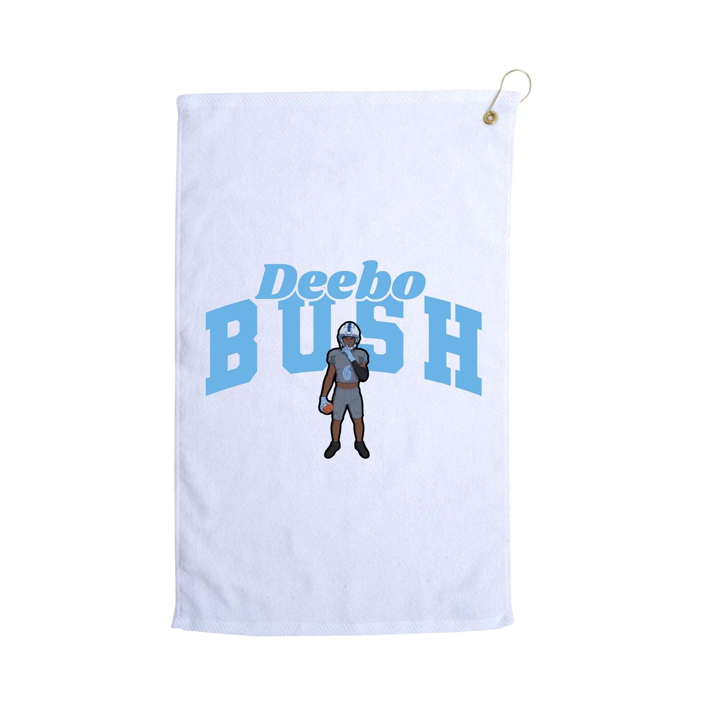 Golf Towel — Signature Arch in White
