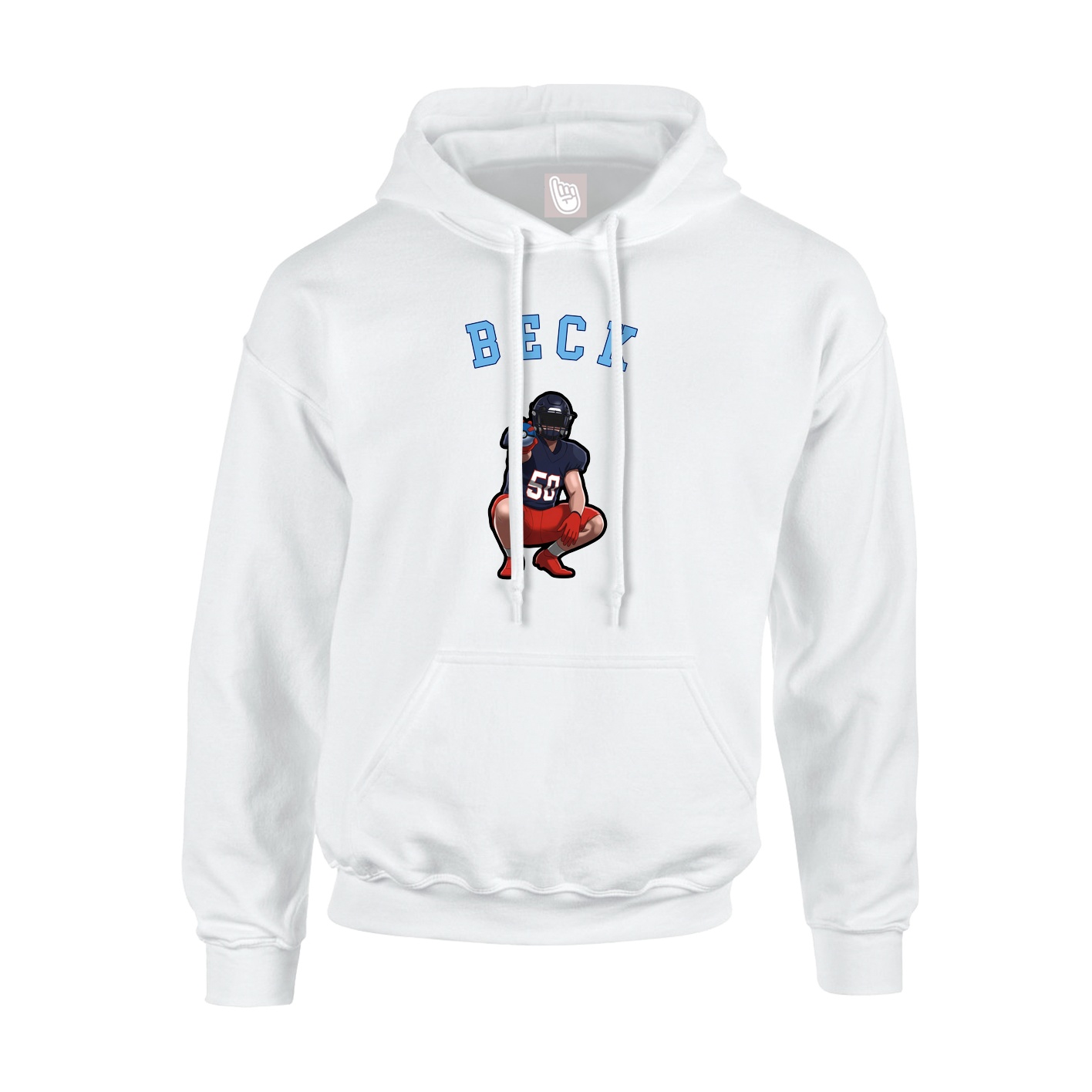 Youth Hoodie — Shirsey Arch in White