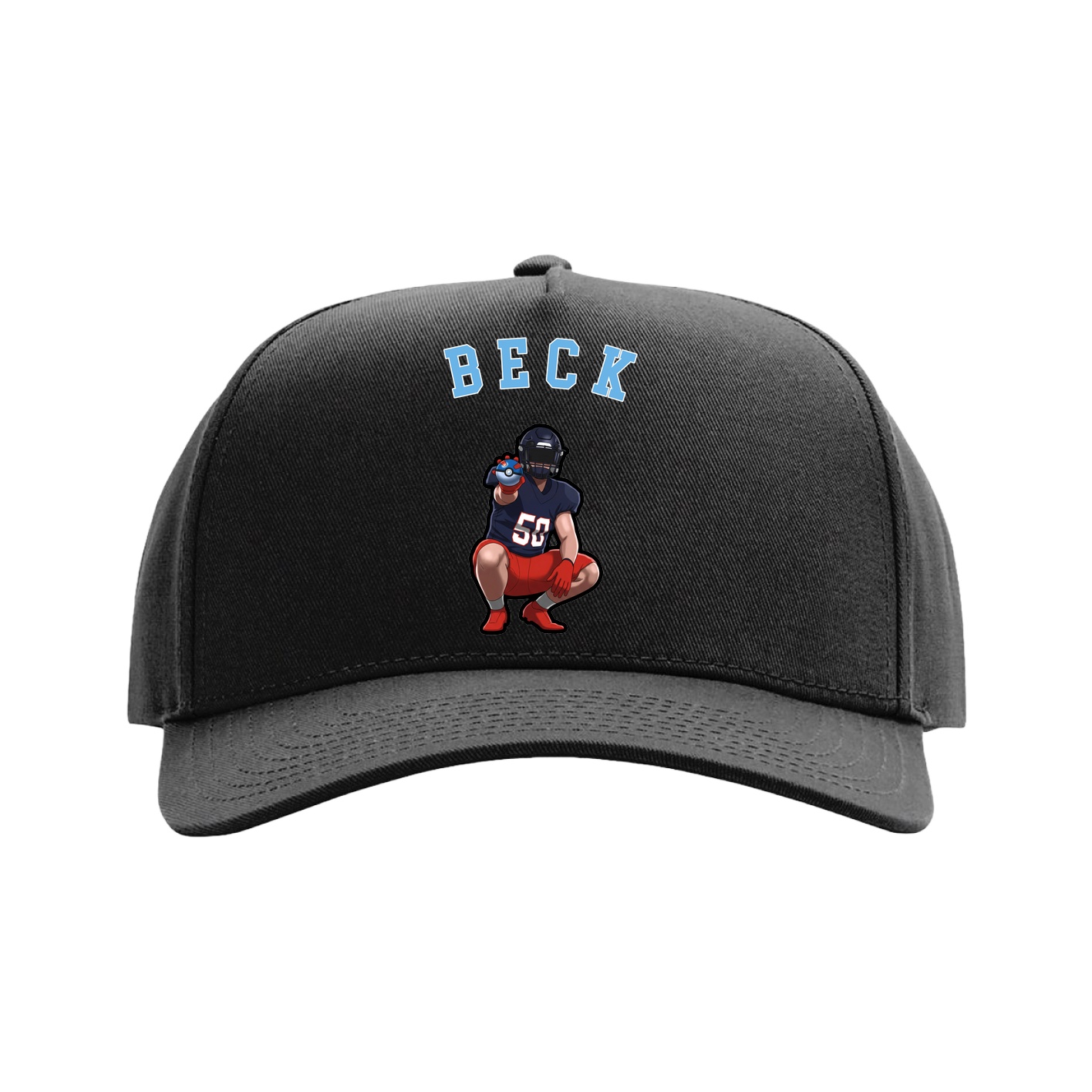 Full Fabric Five-Panel Champ Cap