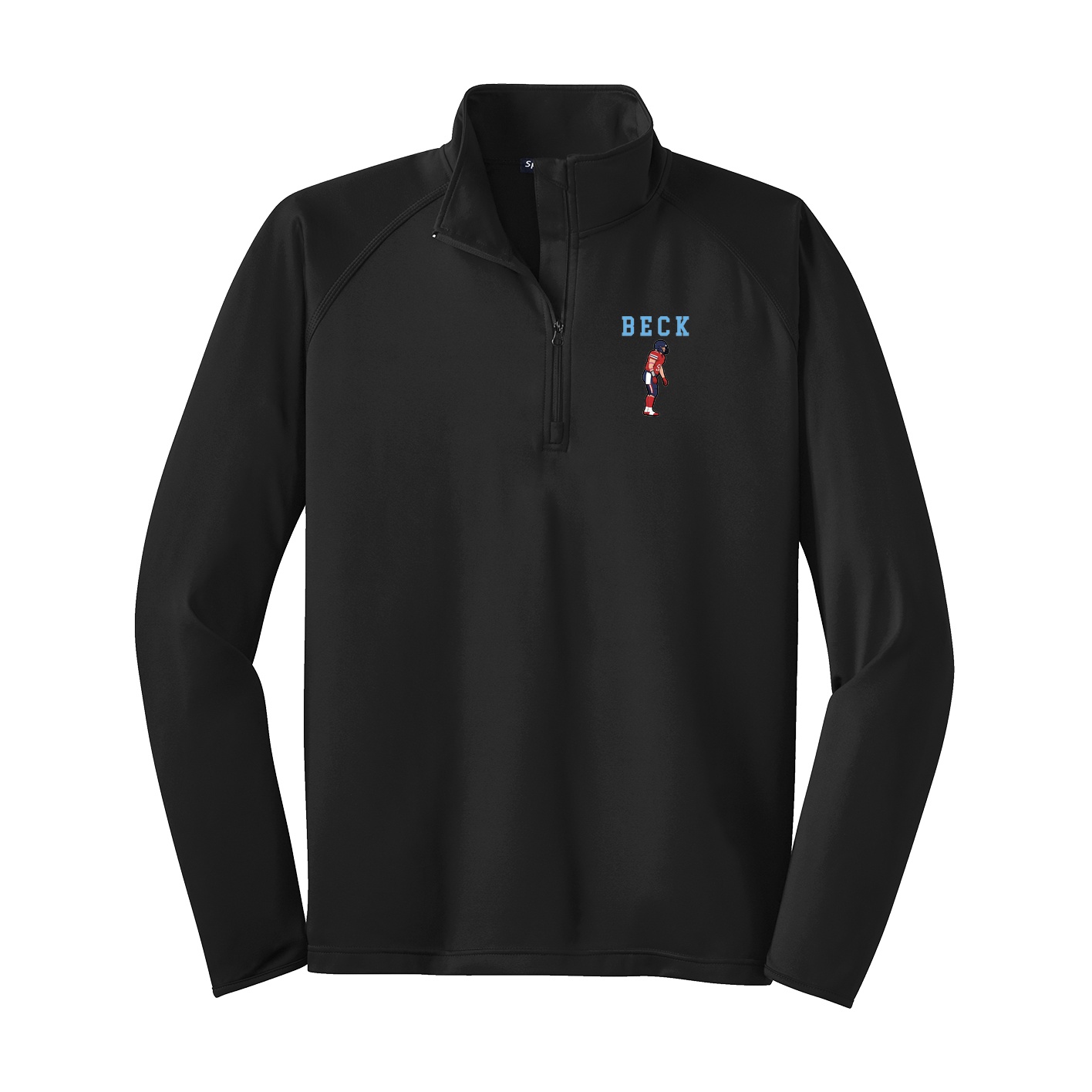 Q-Zip Pullover — Shirsey in Black