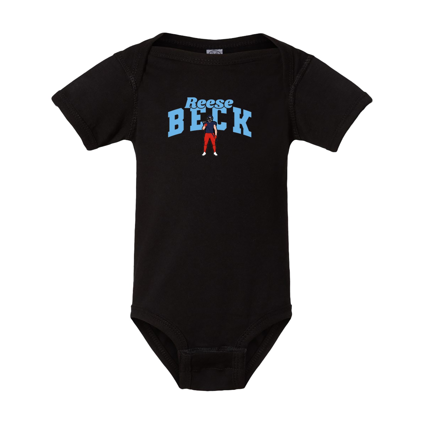 Baby Onesie — Signature Arch in Black