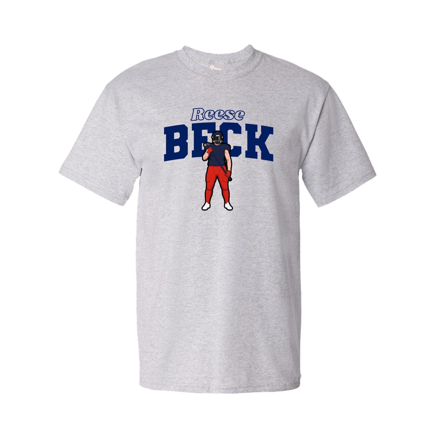 Tee — Name Arch in Grey