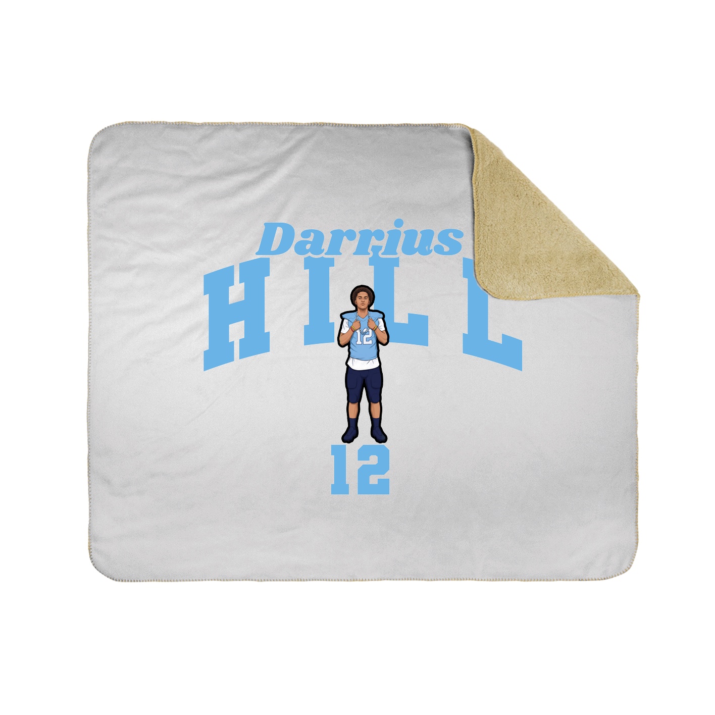 Throw Blanket — Signature Arch in White