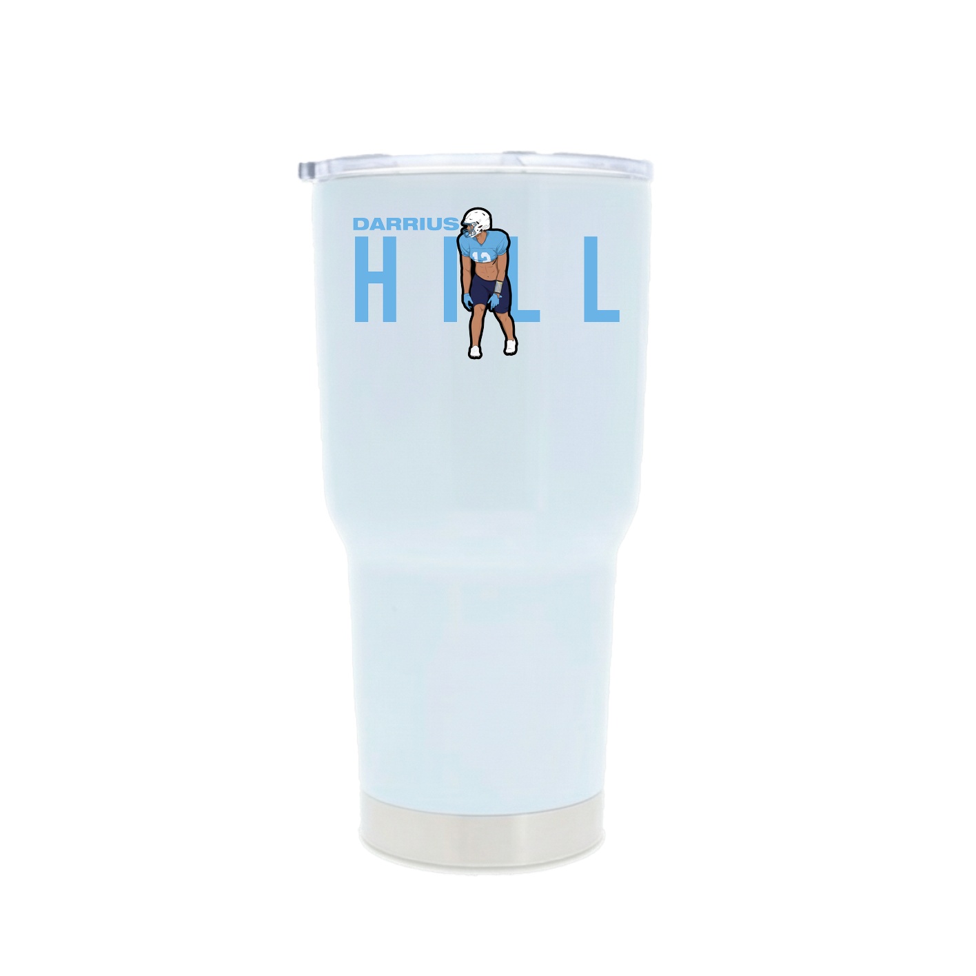 30oz Stainless Steel Tumbler — Player Name in White