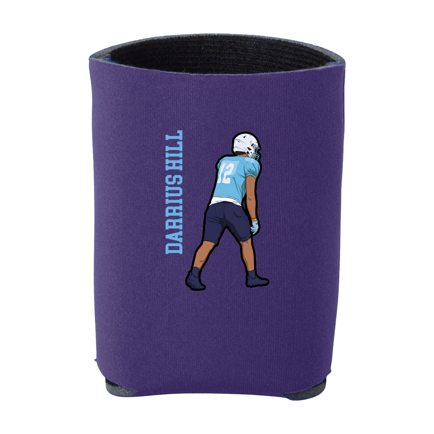 Can Holder — Name Vertical in Purple
