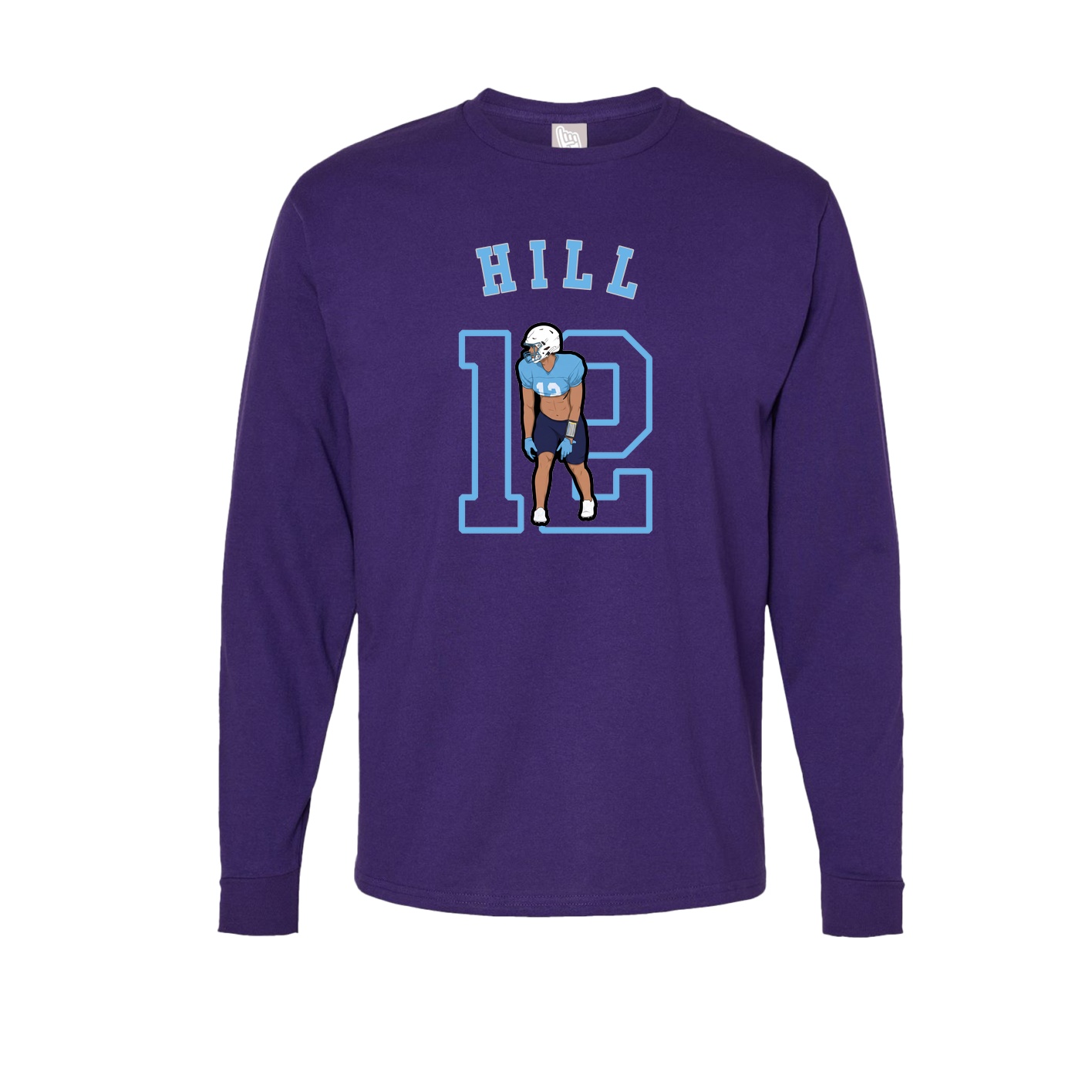 Long Sleeve Tee — Shirsey Arch in Purple