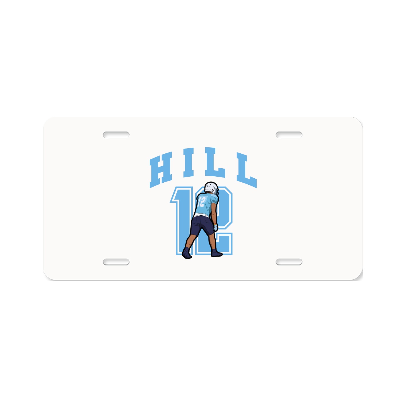 License Plate — Number in Classic