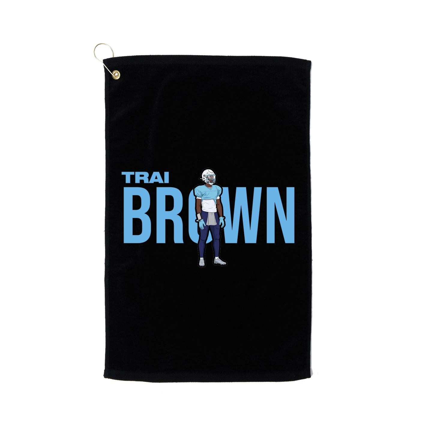 Golf Towel — Player Name in Black
