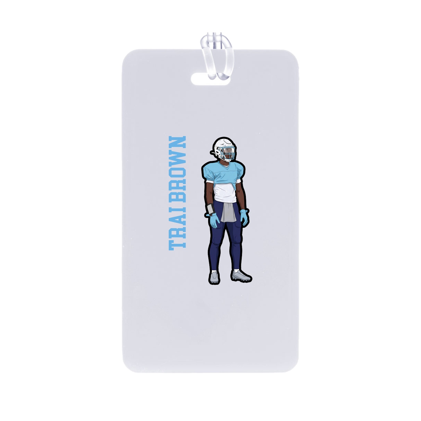 Bag Tag — Name Vertical in Classic