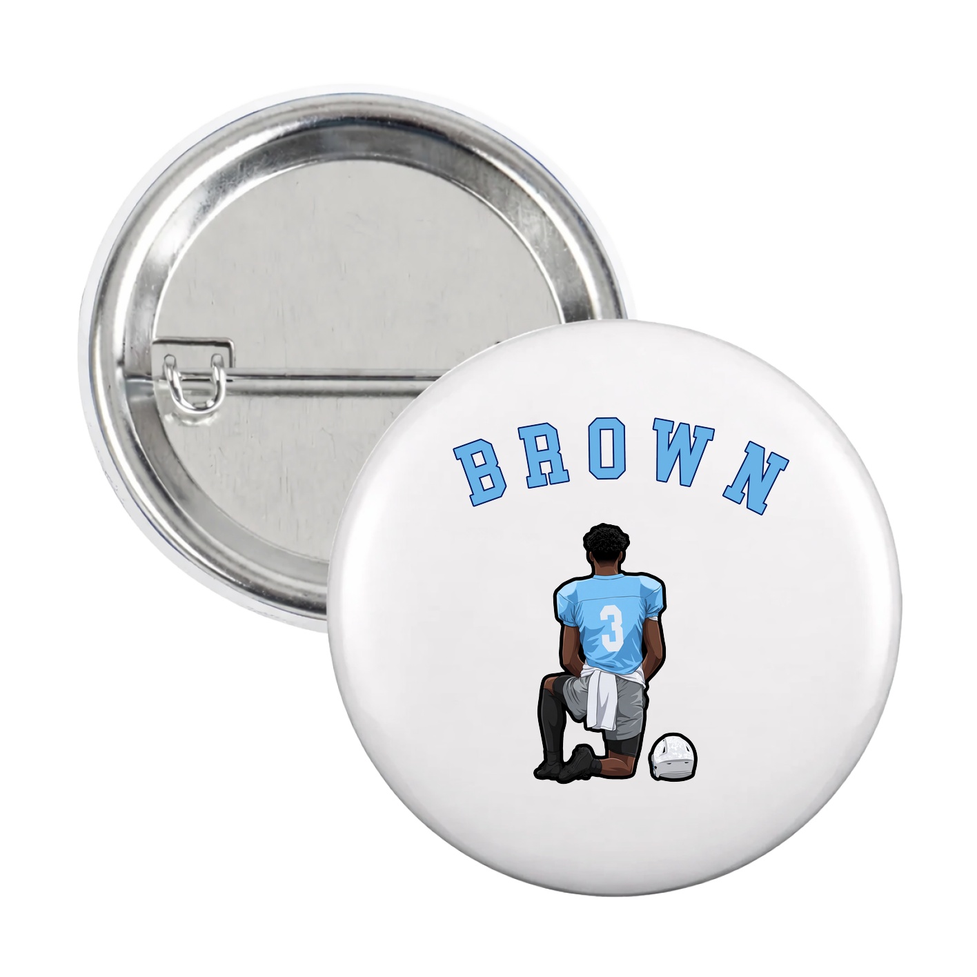 Game Day Button — Shirsey Arch in White