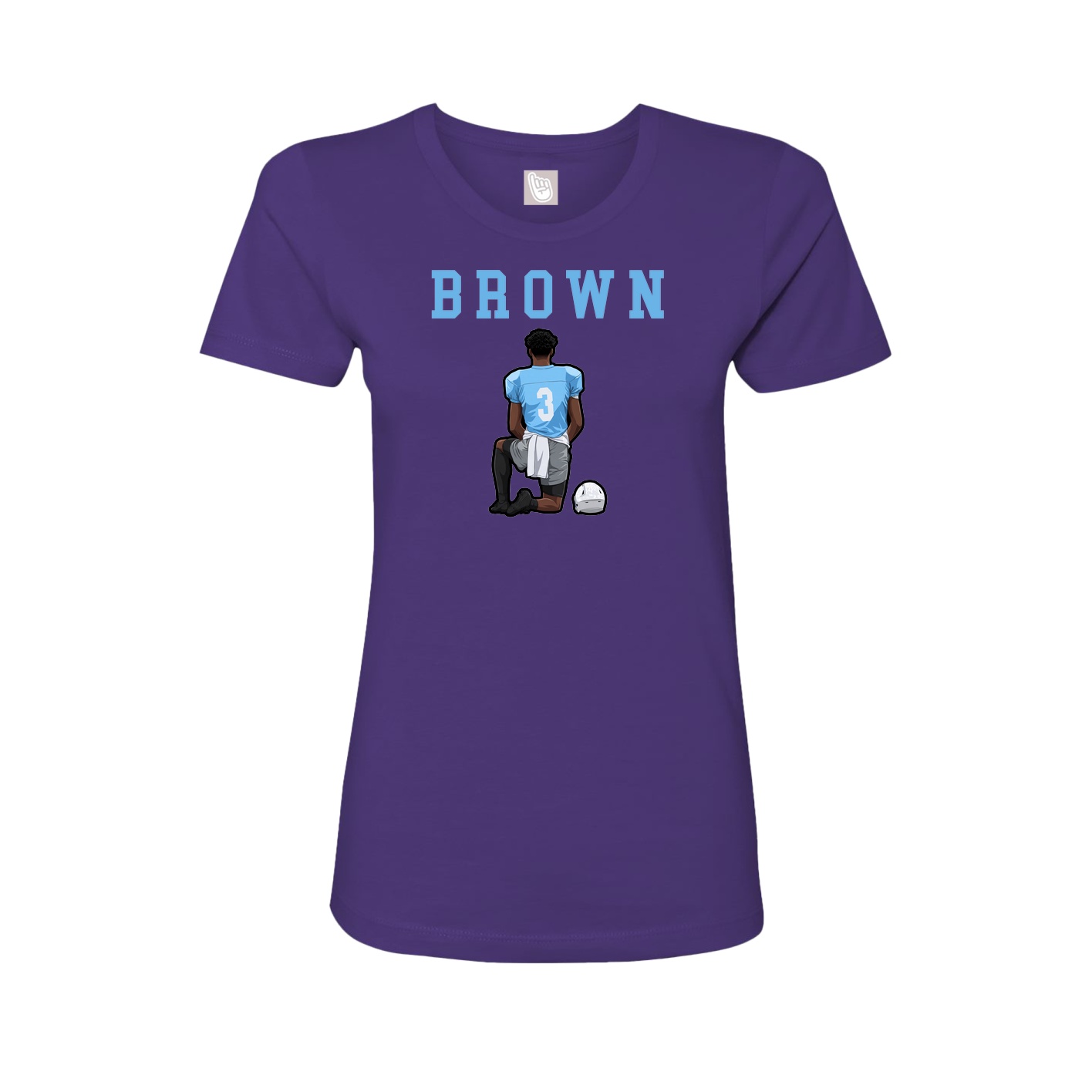 Fitted Women's Tee — Shirsey in Purple