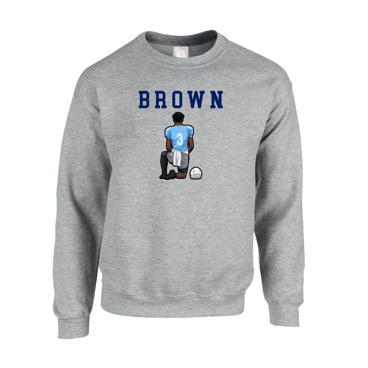 Fleece Crew — Shirsey in Grey