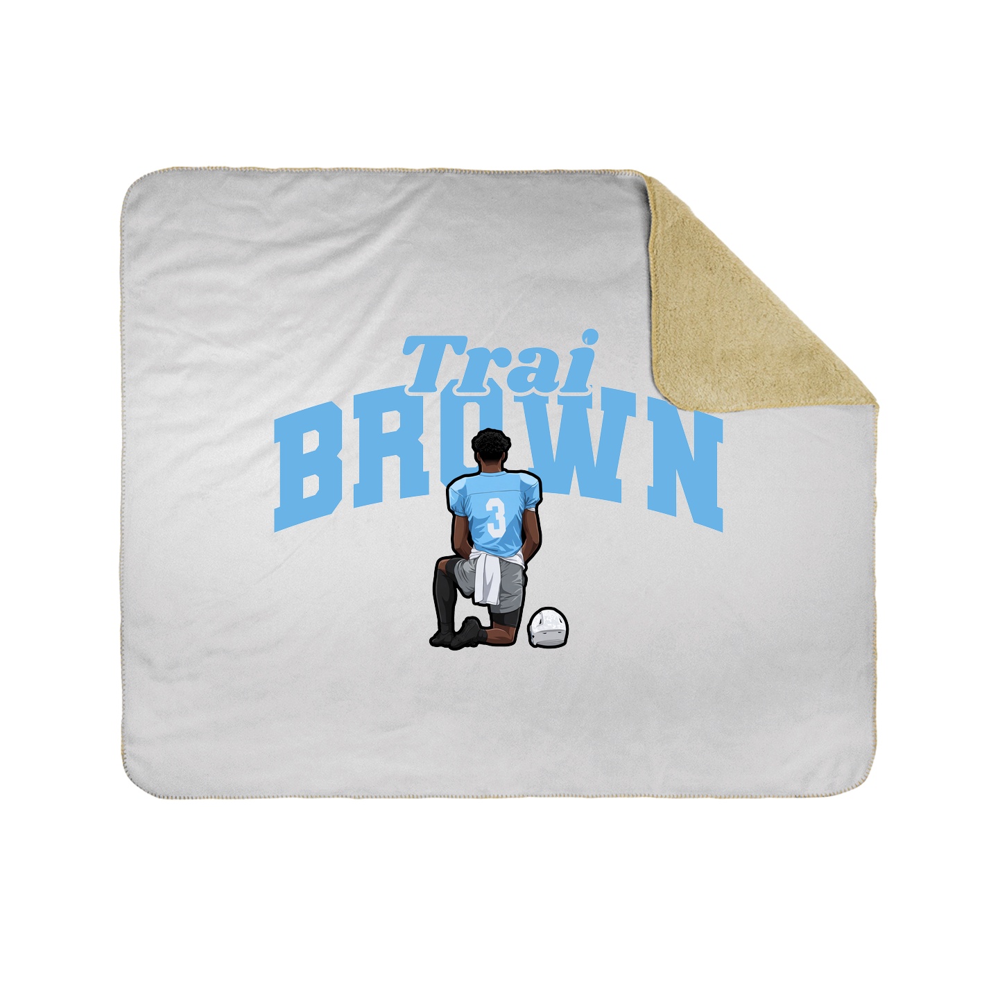 Throw Blanket — Signature Arch in White