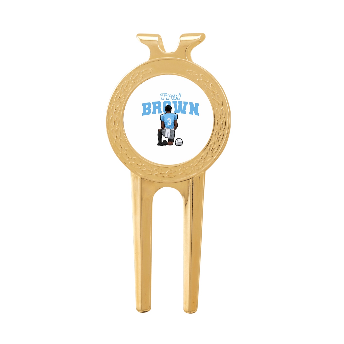 Divot Tool with Ball Marker — Name Arch in Classic