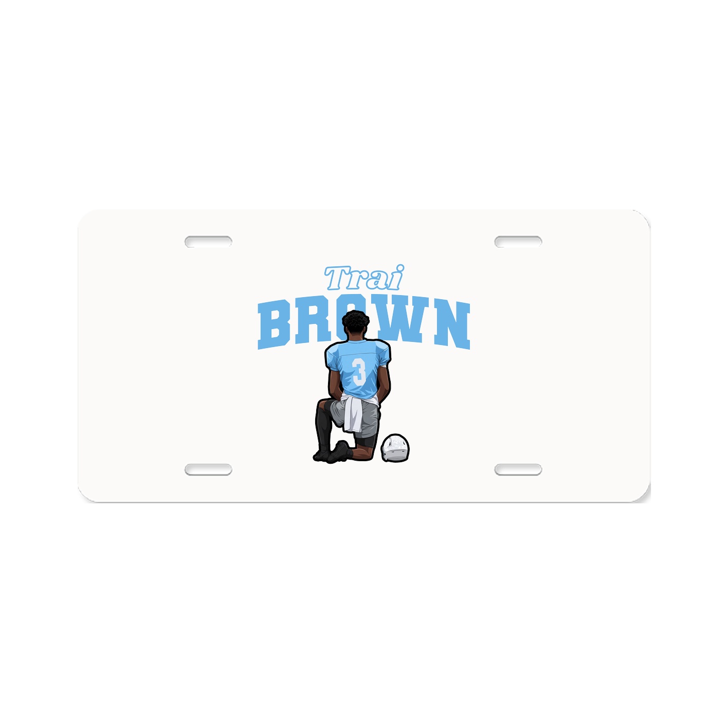 License Plate — Name Arch in Classic