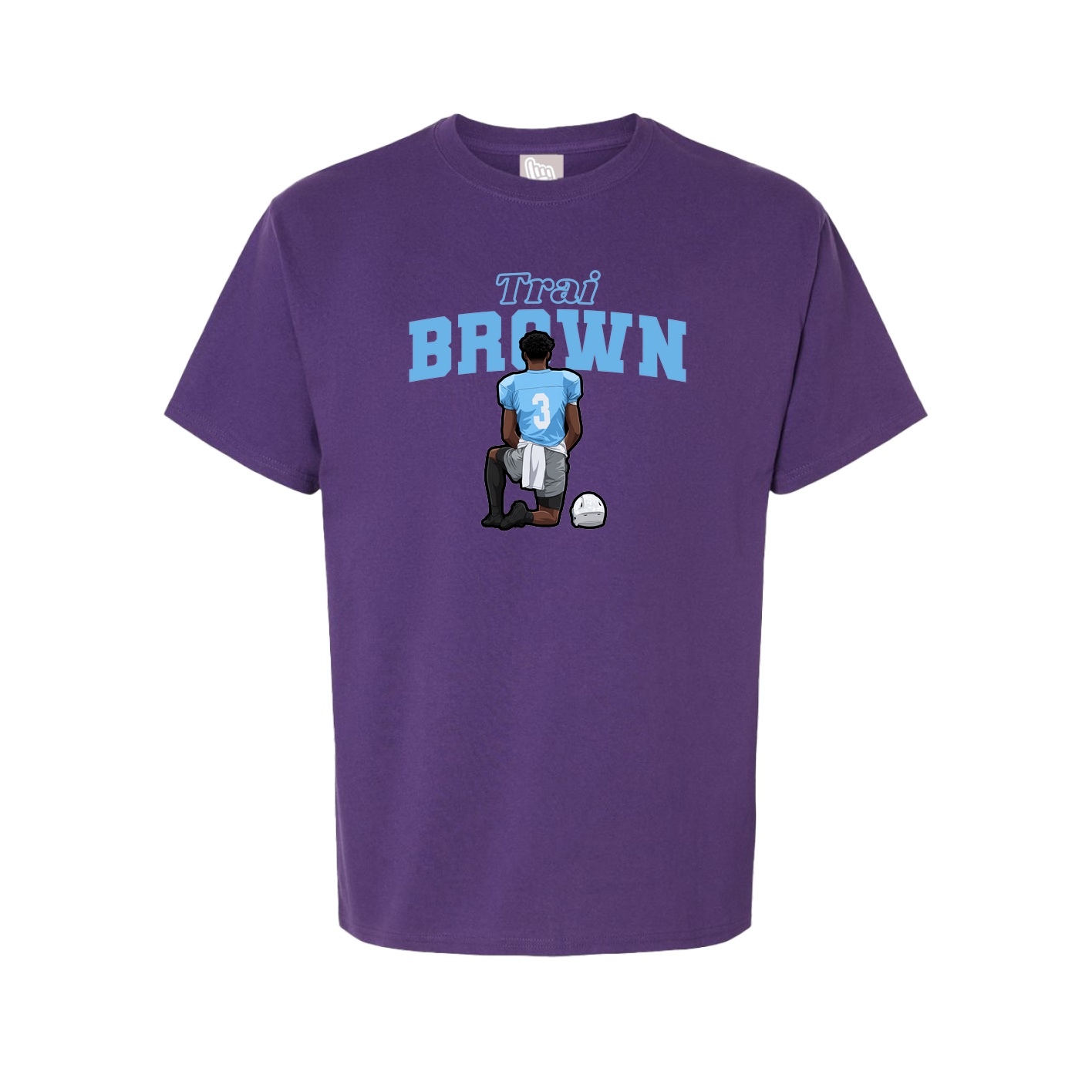Tee — Name Arch in Purple