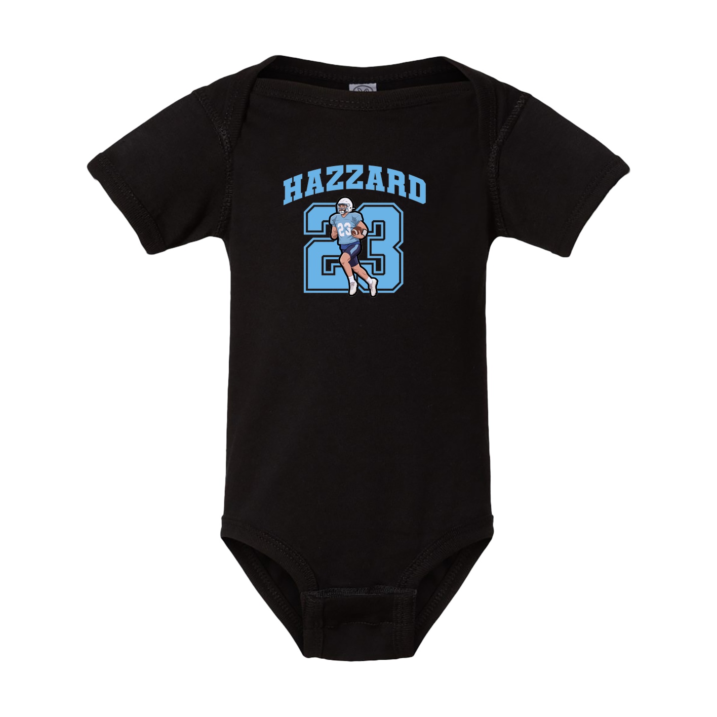 Baby Onesie — Number in Black