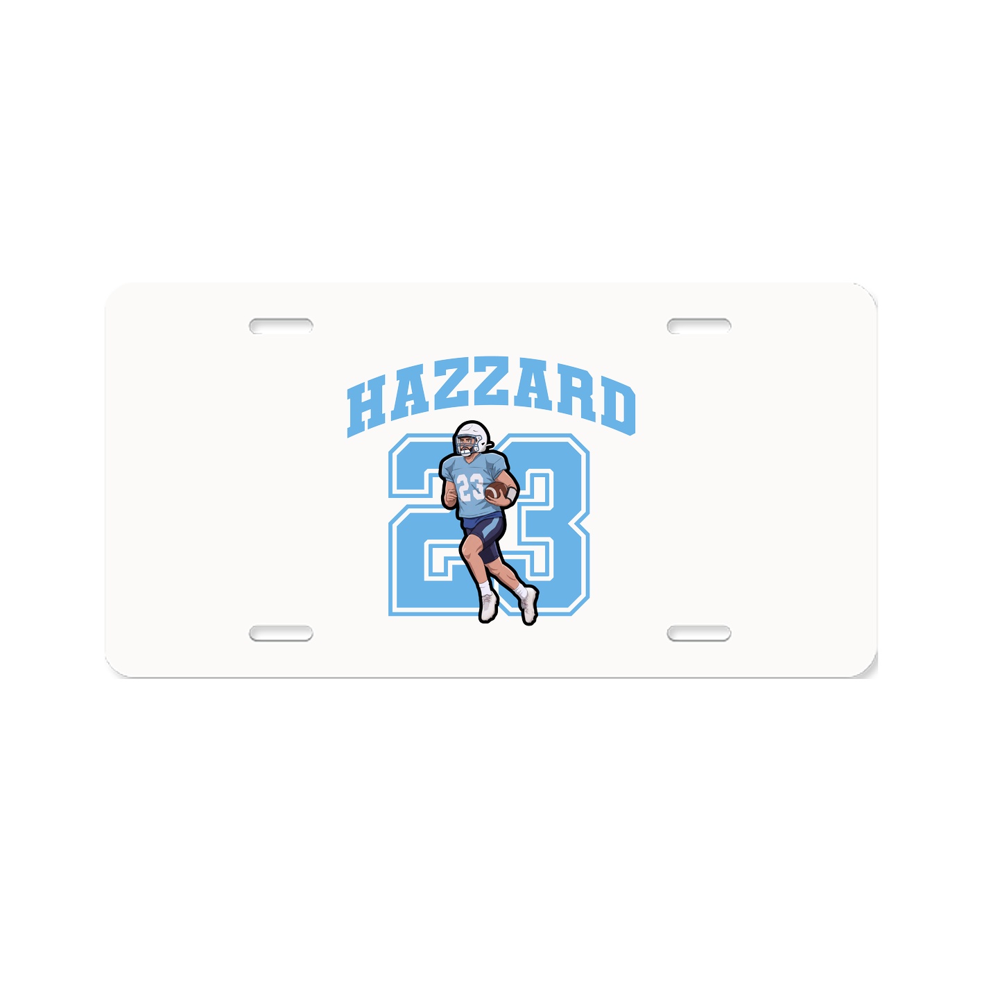 License Plate — Number in Classic