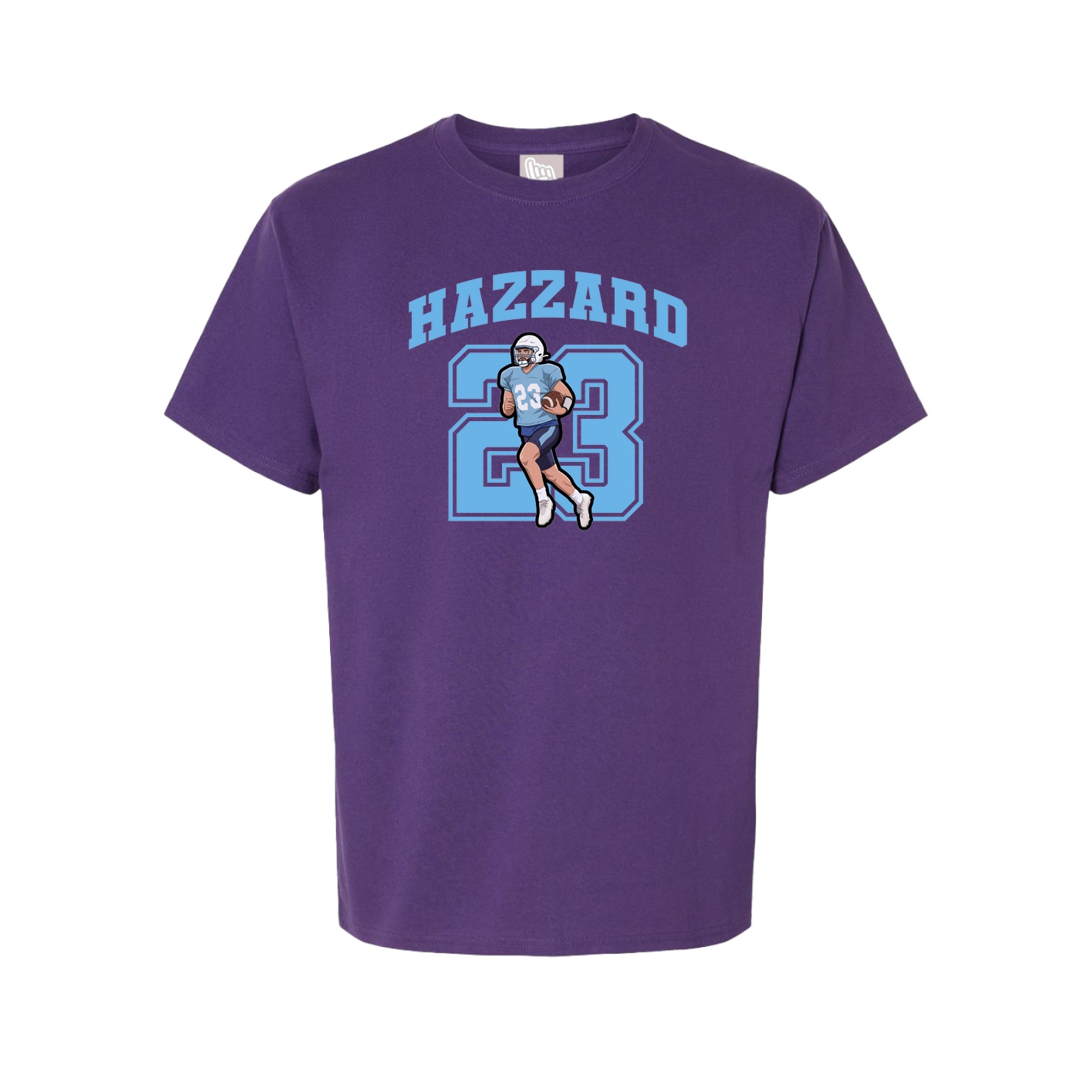Youth Tee — Number in Purple