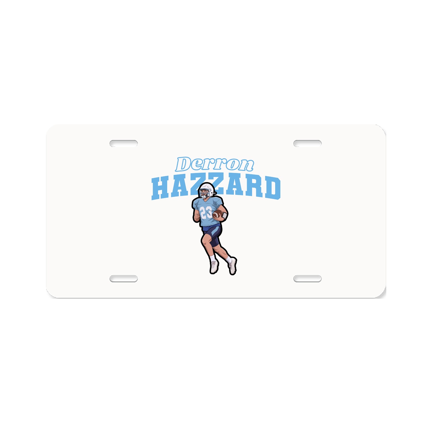 License Plate — Name Arch in Classic