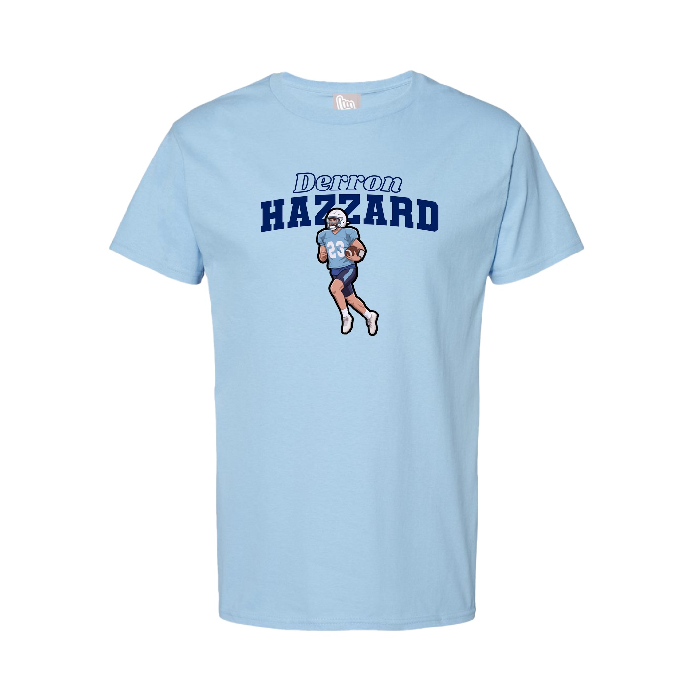 Youth Tee — Name Arch in Light Blue