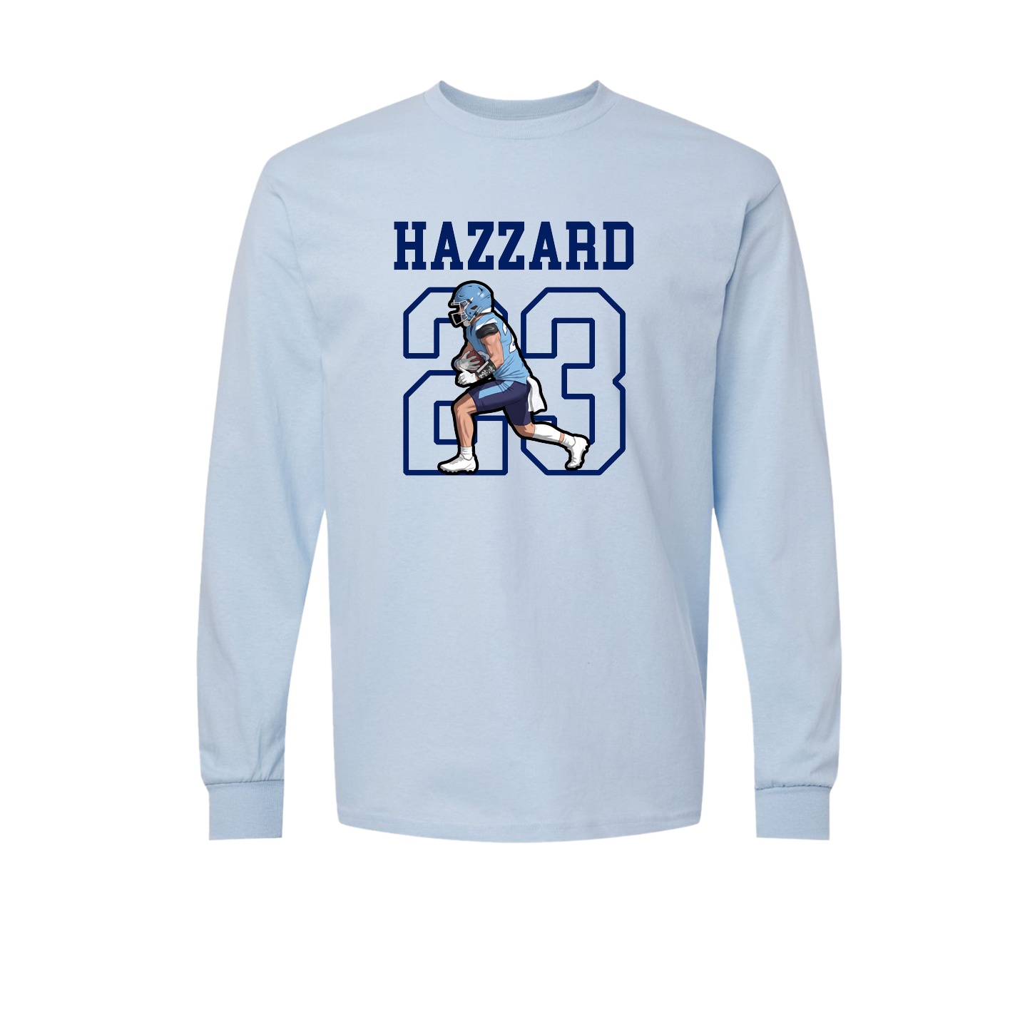 Long Sleeve Tee — Shirsey in Light Blue