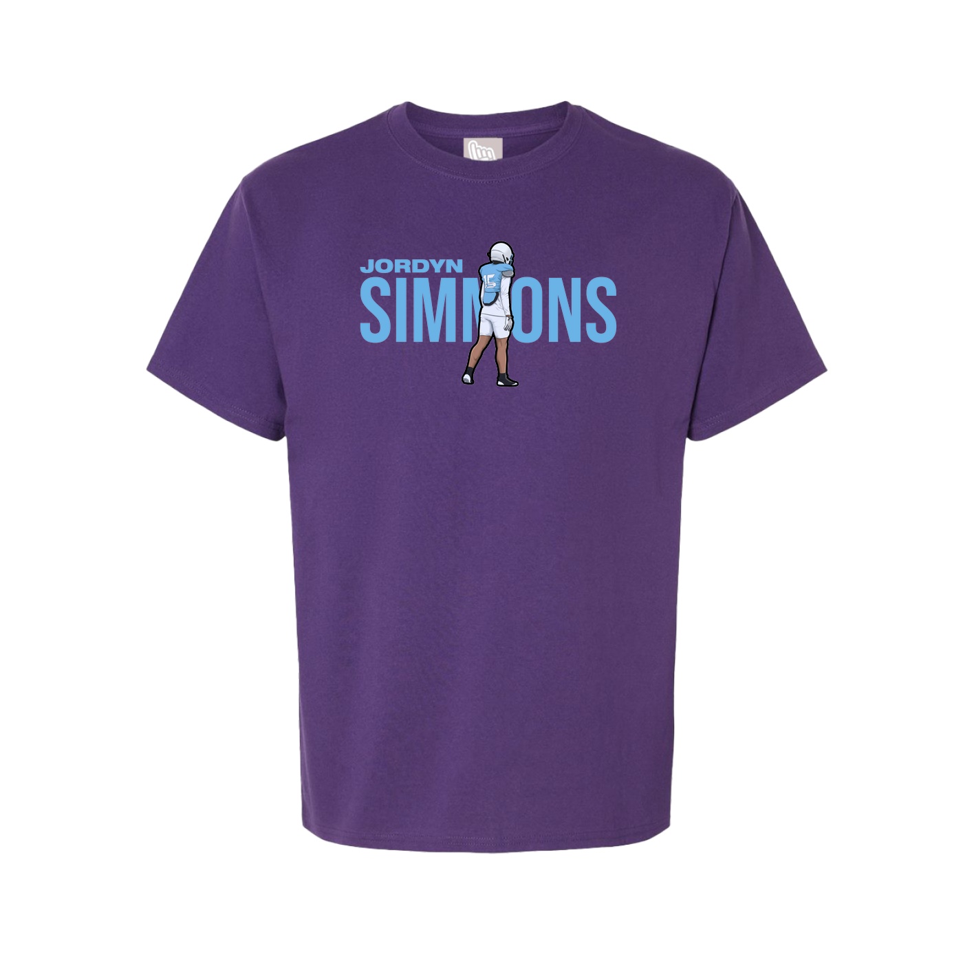 Youth Tee — Player Name in Purple