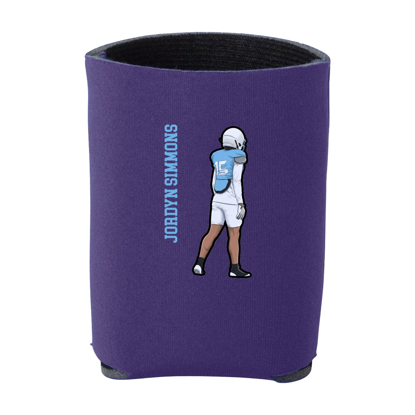 Can Holder — Name Vertical in Purple
