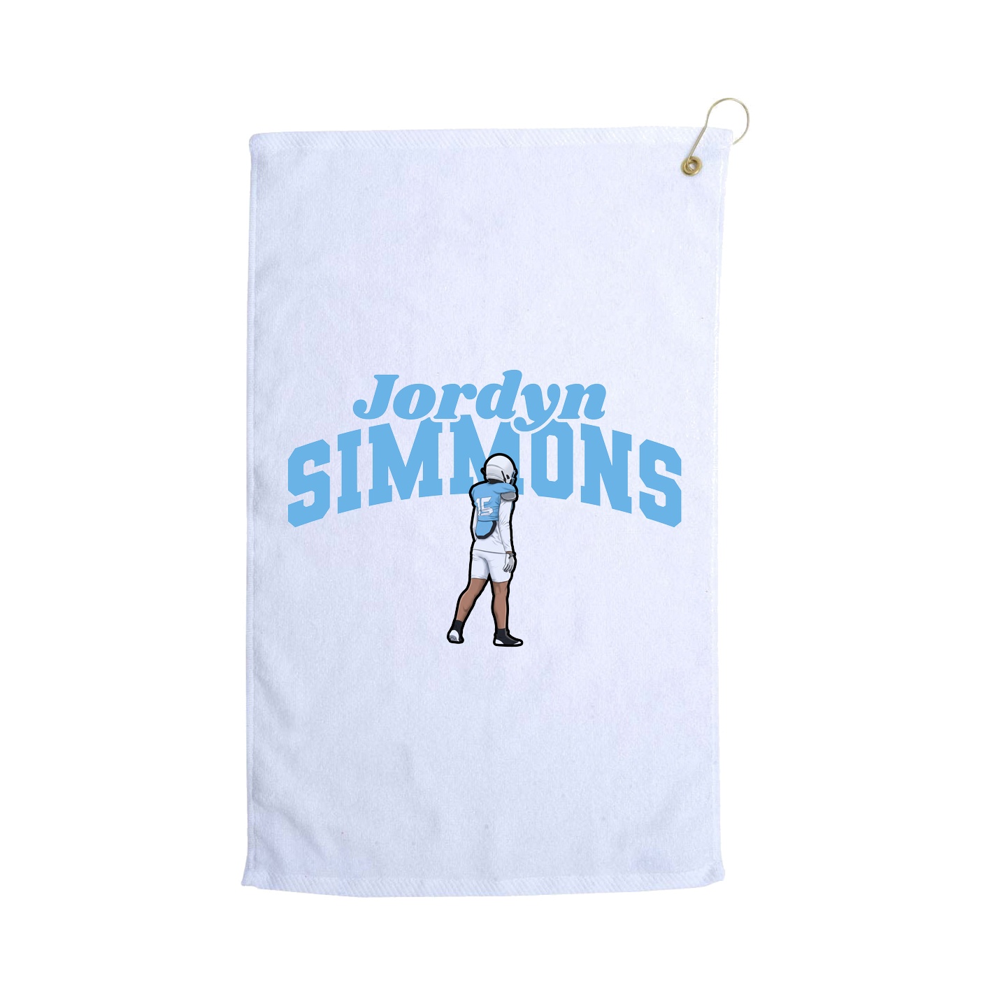 Golf Towel — Signature Arch in White