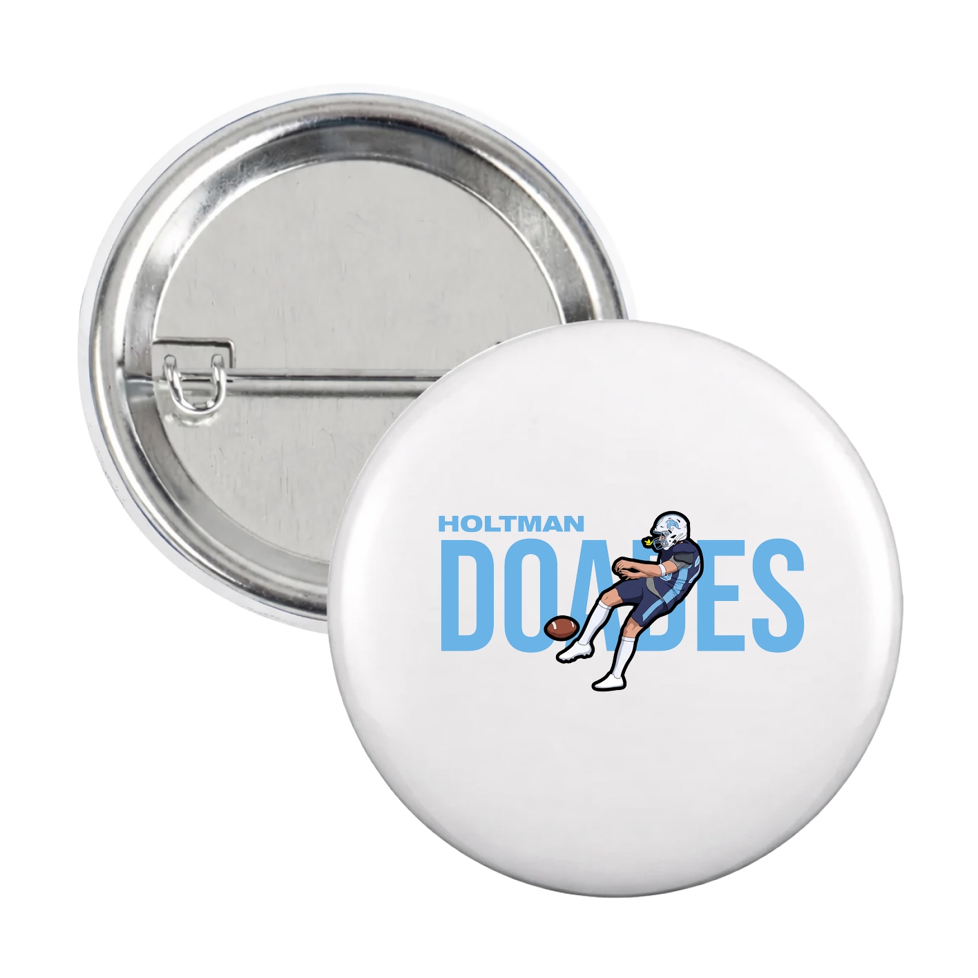 Game Day Button — Player Name in White