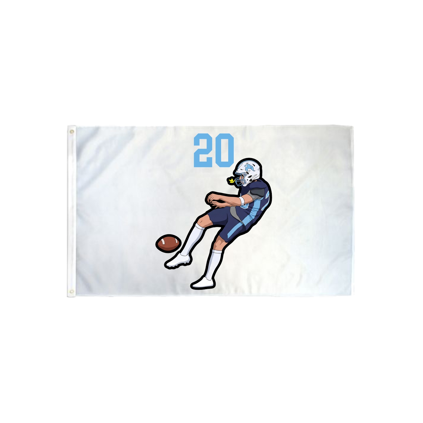 3x5 Flag — Number Top in Classic