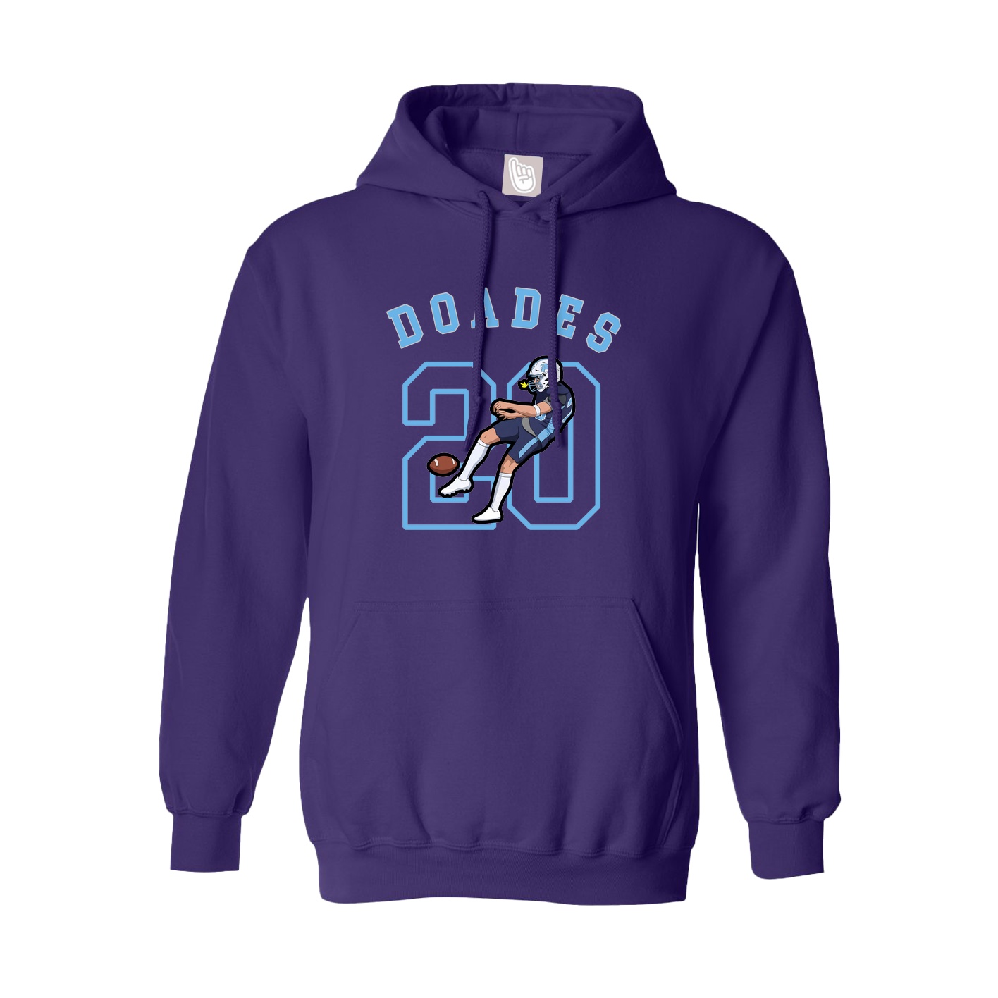 Youth Hoodie — Shirsey Arch in Purple