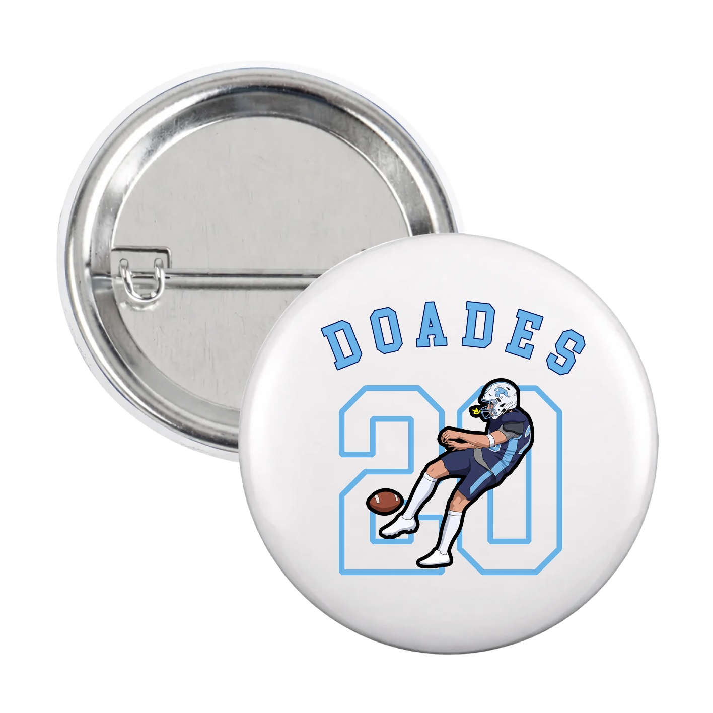 Game Day Button — Shirsey Arch in White