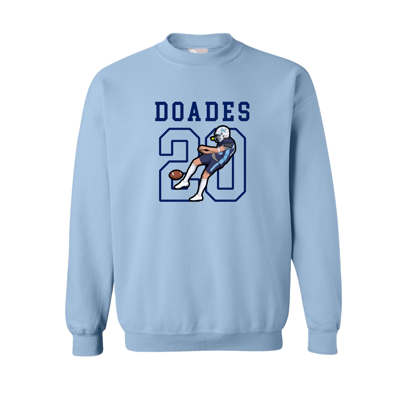 Fleece Crew — Shirsey in Light Blue